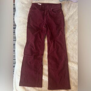 GAP Women's Boot Cut Jeans - Burgundy